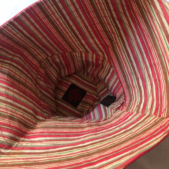 Le prince jardinier colorful striped dress and matching hat size 10 - Picture 9 of 9